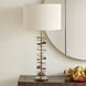 Akoa 30.5 inch 150 watt Antique Brass Table Lamp Portable Light