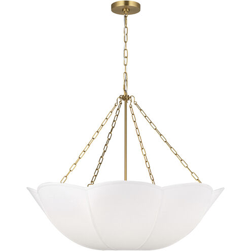 AH by Alexa Hampton Stassi 4 Light 32 inch Burnished Brass Chandelier Ceiling Light