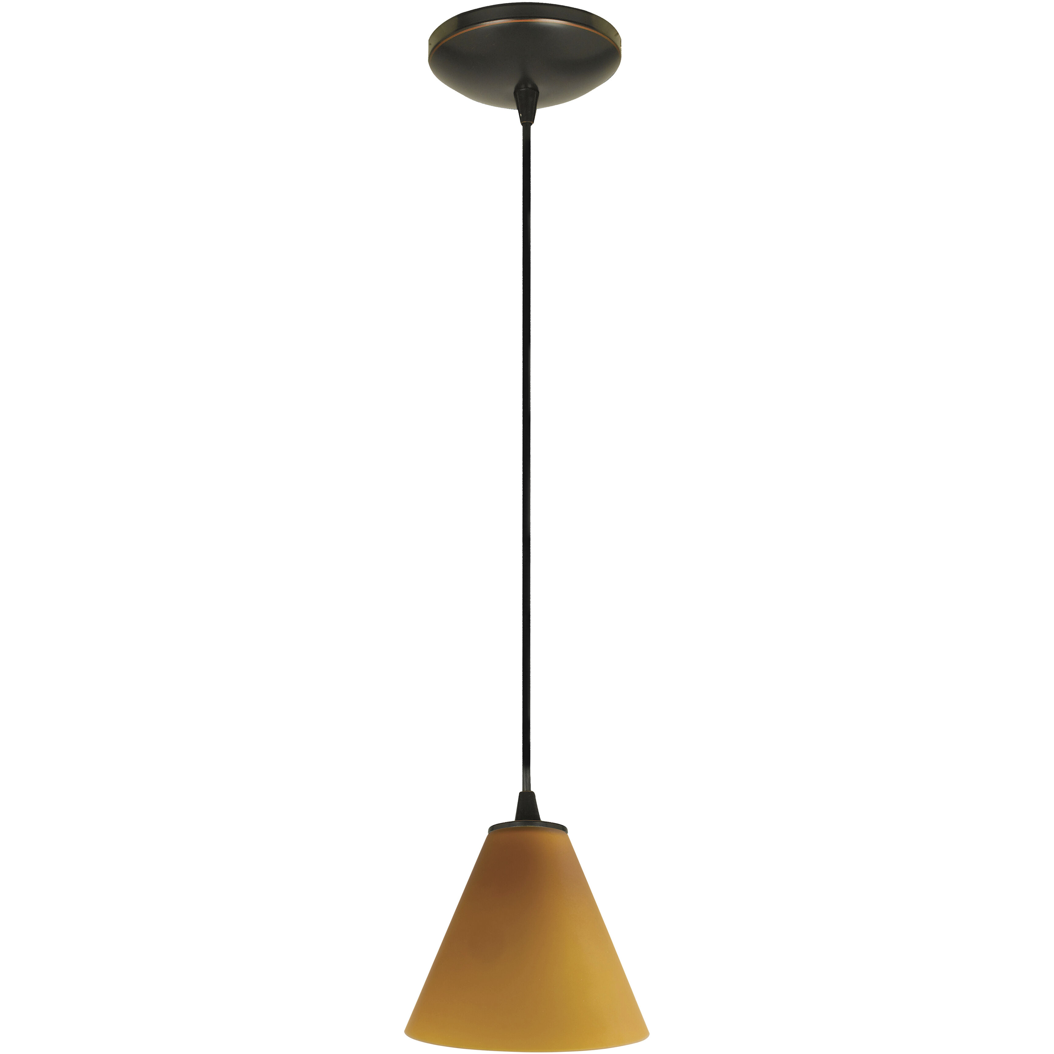 Martini 1 Light 7.25 inch Oil Rubbed Bronze Pendant Ceiling Light in Amber