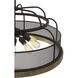 Akaki 9 Light 25 inch Iron and Light Oak Chandelier Ceiling Light, Dome