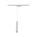 Silo Pendants 1 Light 120 White/White Track Head Ceiling Light in 2700K, H Track