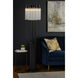 Matrix 68 inch 5 watt Matte Black and French Gold Floor Lamp Portable Light in Matte Black/French Gold