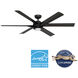 Melia 65 inch Matte Black Outdoor Ceiling Fan