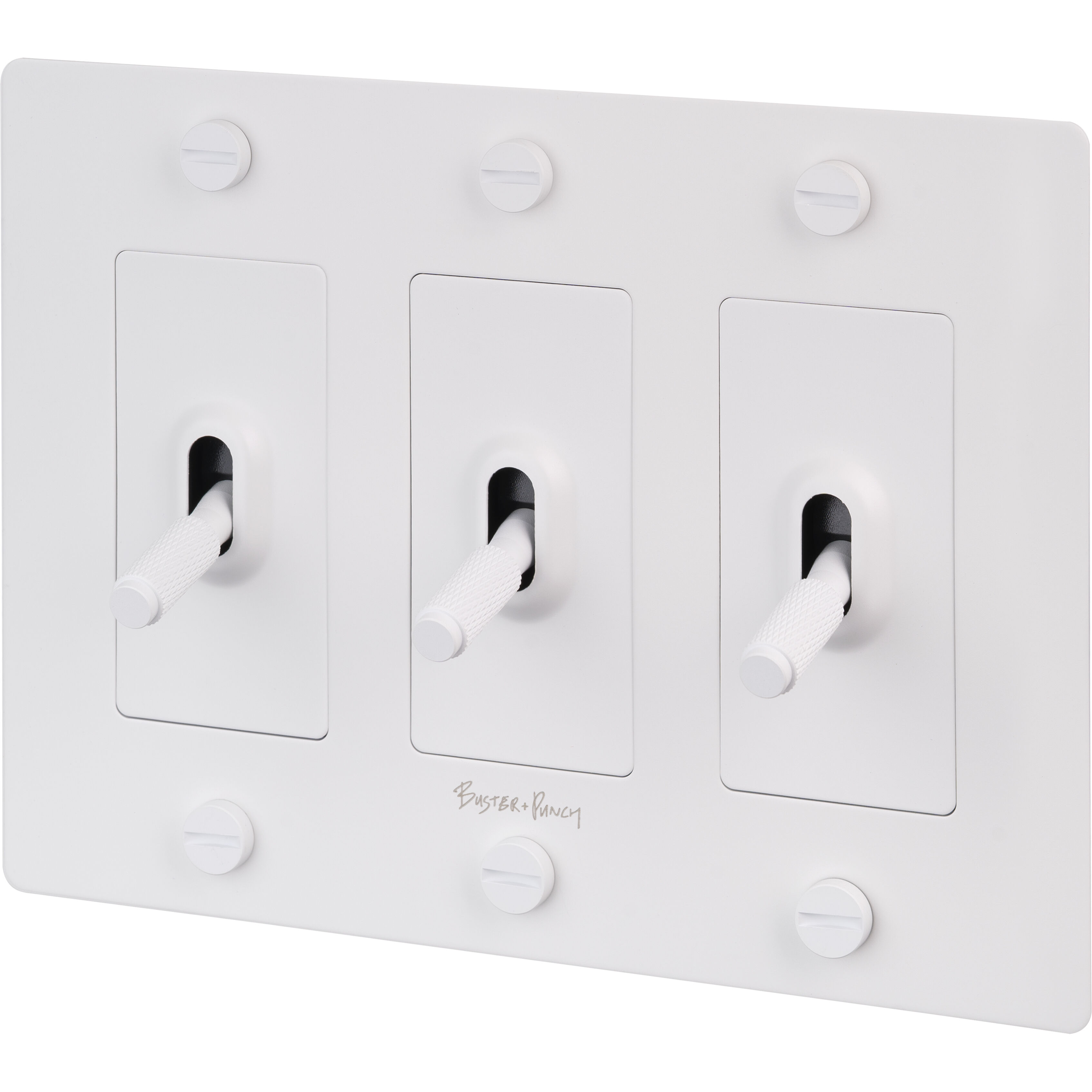3G Toggle 120-277 White Light Switch