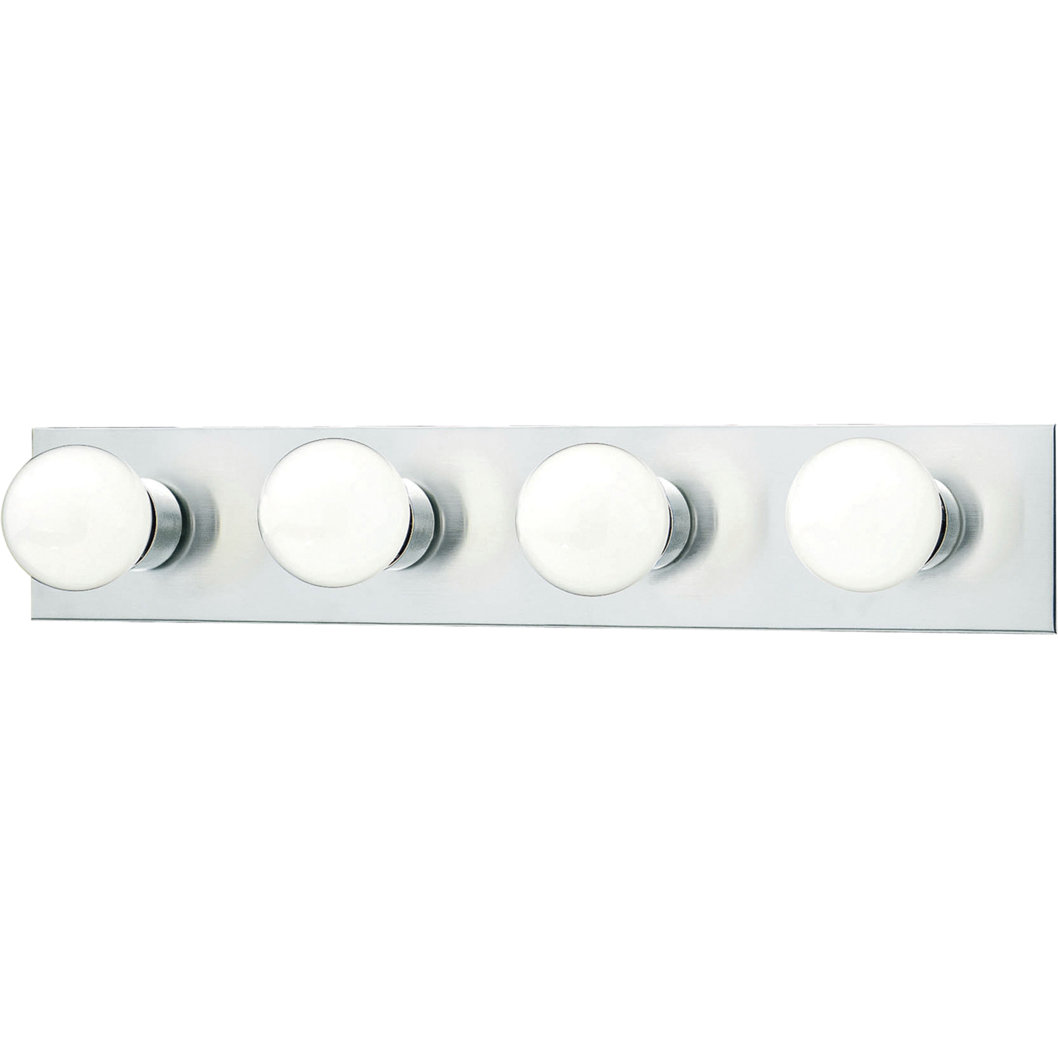 Vanity Strips 4 Light 24 inch Brushed Nickel Vanity Light Wall Light