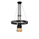 Hero LED 31.5 inch Graphite / Steel Chandelier Ceiling Light