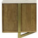 Astoria 68 X 17 inch Light Tobacco and Brass and White Sideboard