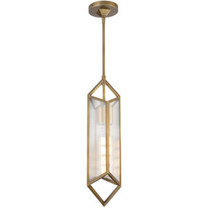 Cairo 1 Light 5.13 inch Vintage Brass Pendant Ceiling Light