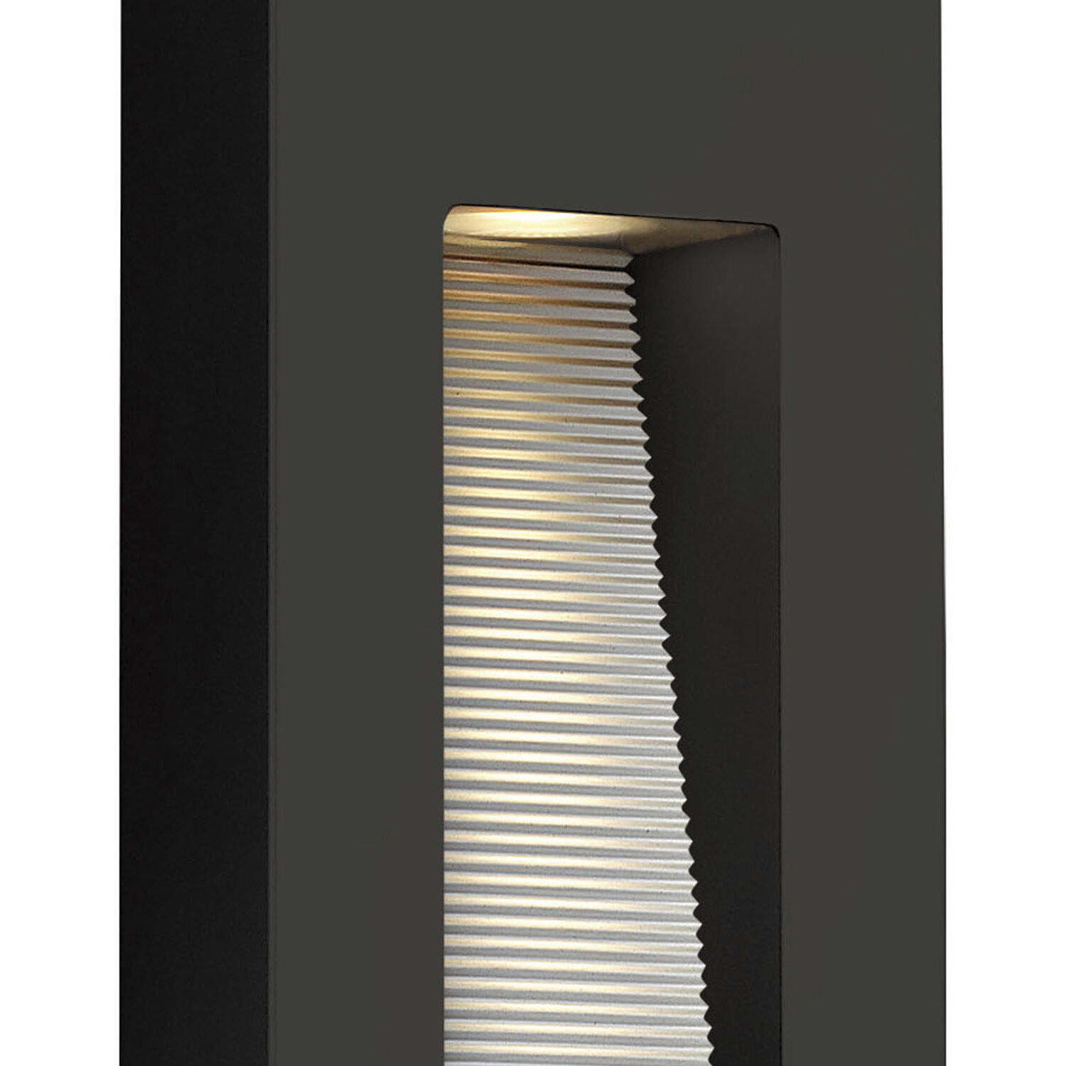 Luna Outdoor Wall Mount Lantern in Satin Black, Non-LED, Small