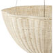 Telos 3 Light 25.75 inch Bleached Natural and Vanilla Pendant Ceiling Light