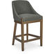 Edward 37 inch Dark Green Counter Stool