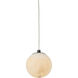 Stone LED 4 inch Matte Black Pendant Ceiling Light