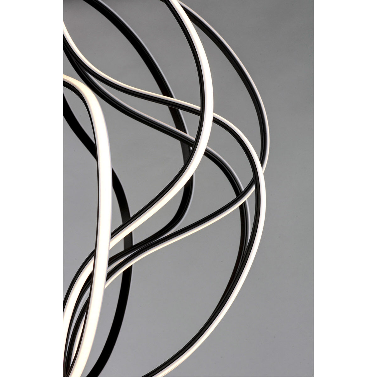 Aura LED 17 inch Black Single Pendant Ceiling Light