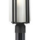 Abbey 1 Light 113.38 inch Black Outdoor Post Mounted Fixture