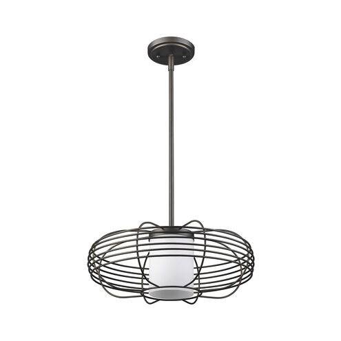 Loft 1 Light 16 inch Oil Rubbed Bronze Pendant Ceiling Light