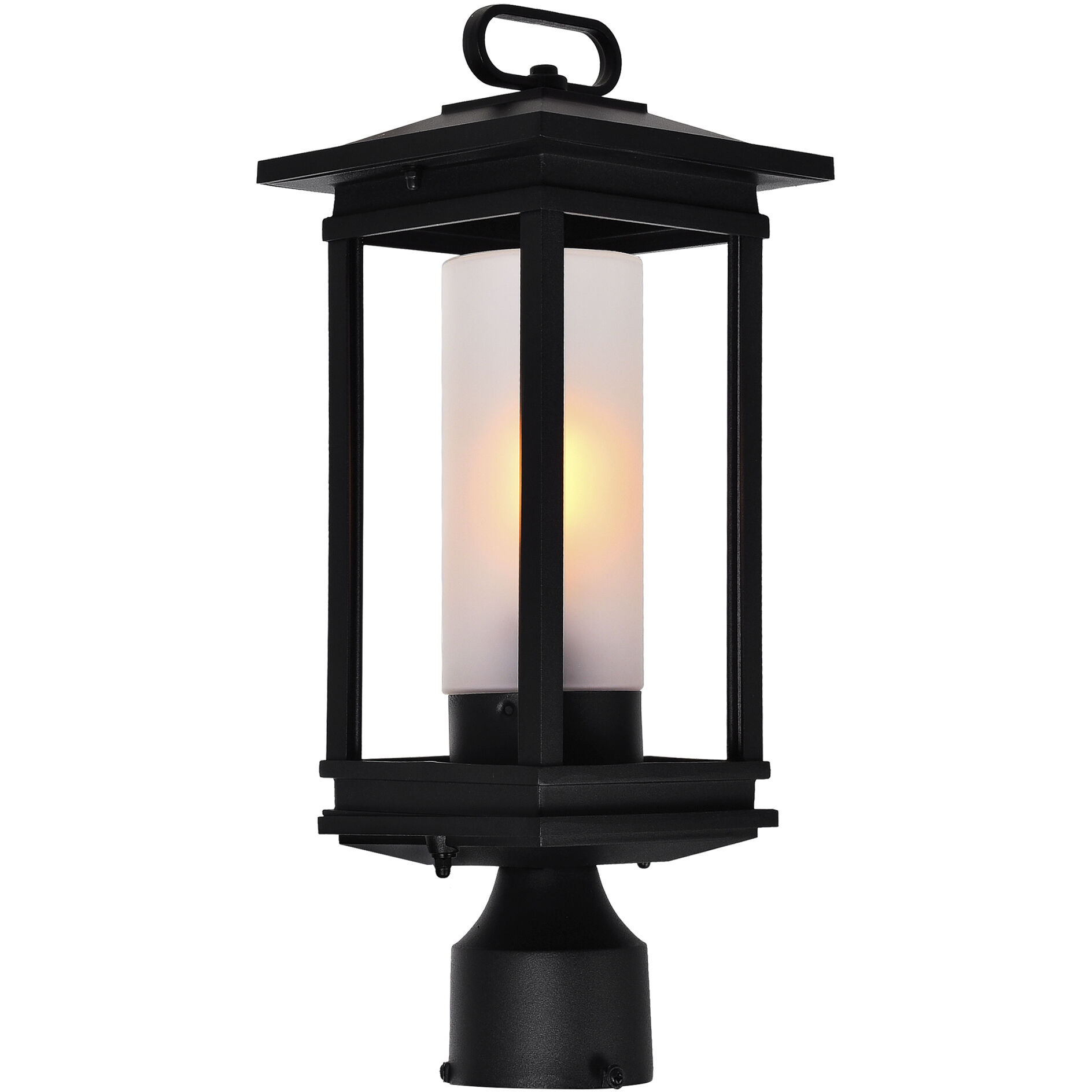 Granville 1 Light 17.5 inch Black Outdoor Lantern Head