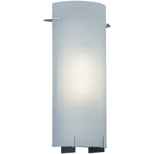 Moderne 1 Light 8 inch Chrome ADA Wall Sconce Wall Light