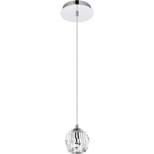 Eren 1 Light 6 inch Chrome Pendant Ceiling Light