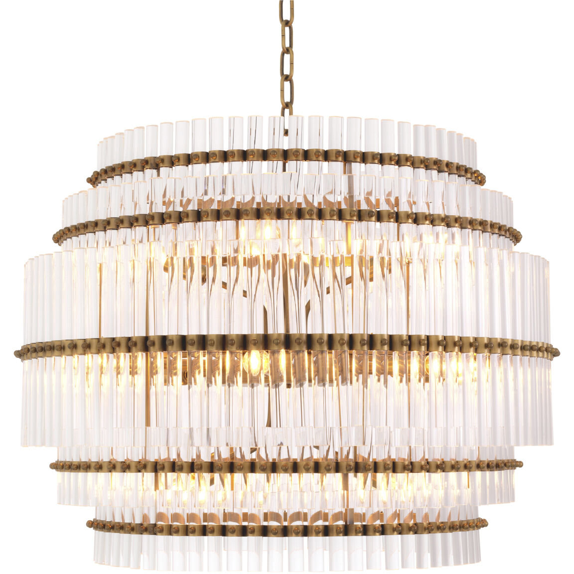 Scottsdale 14 Light 29.72 inch Antique Brass Chandelier Ceiling Light