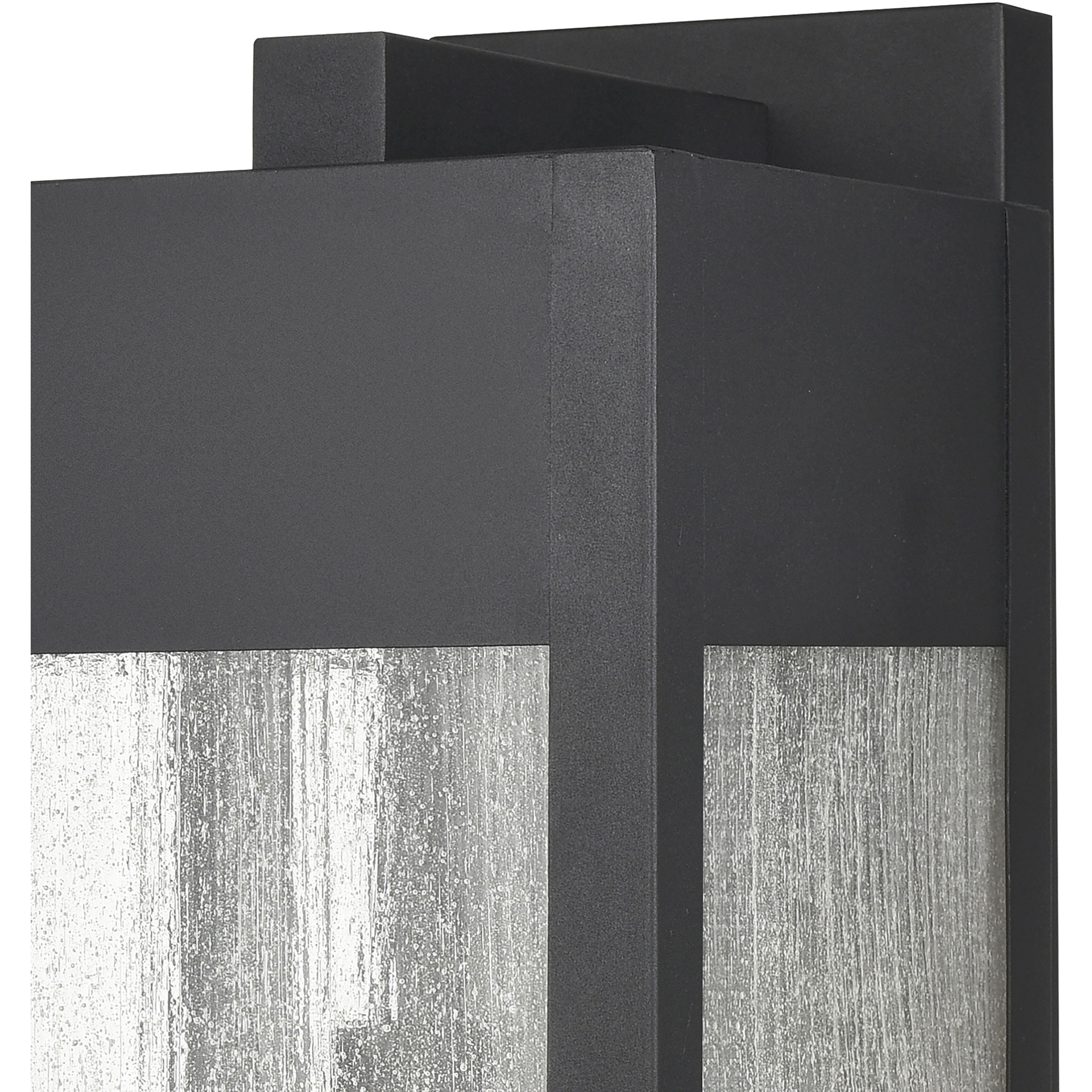 Angus 1 Light 26.25 inch Charcoal with Clear Outdoor Wall Sconce