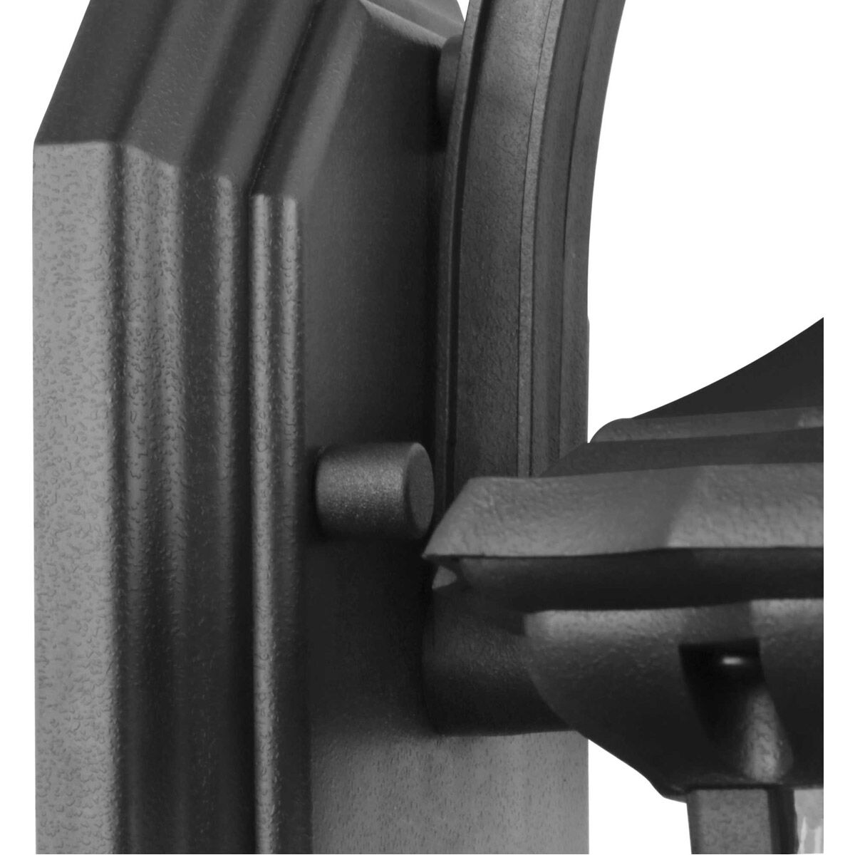 Marquette 1 Light 13 inch Textured Black Outdoor Wall Lantern, with DURASHIELD, Small