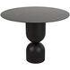 Wanda 39.5 X 39.5 inch Matte Black Dining Table