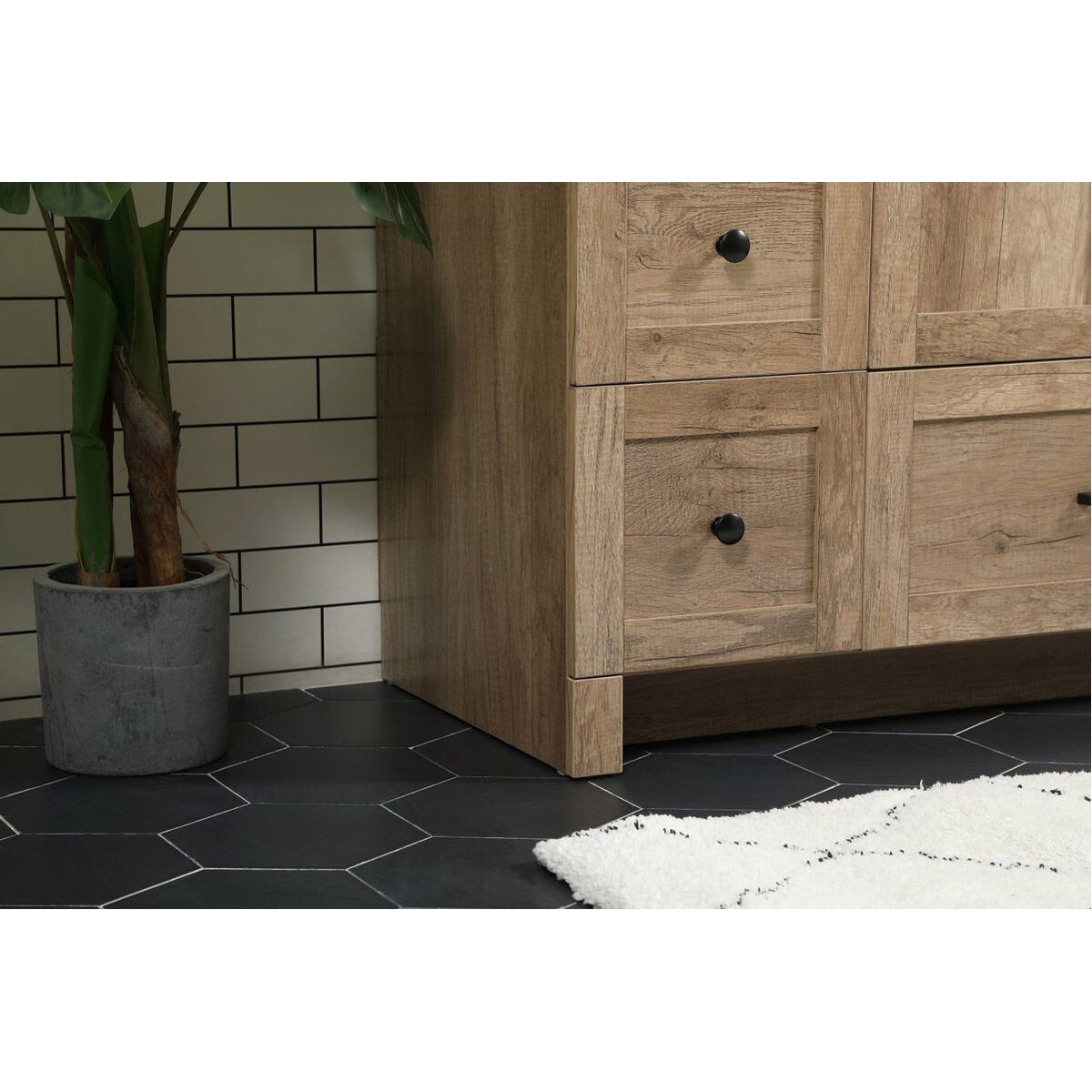 Soma 48 X 19 X 34 inch Natural Oak Vanity Sink Set