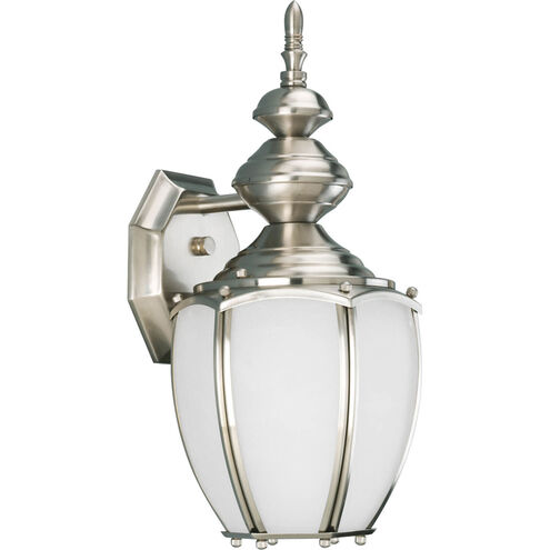 Roman Coach 1 Light 15 inch Brushed Nickel Outdoor Wall Lantern