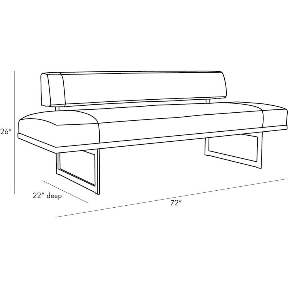 Tuck Ivory Bench