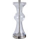 Cameron 31 inch 150.00 watt Clear Seeded Table Lamp Portable Light