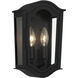 Houghton Hall 2 Light 11 inch Sand Coal Outdoor Wall Mount, Great Outdoors