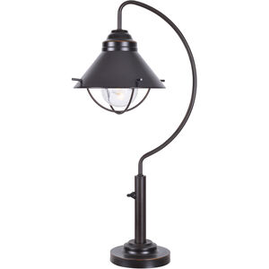 Harbour 15 inch 60.00 watt Oil Rubbed Bronze Table Lamp Portable Light