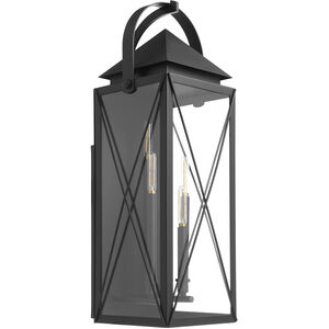 Mystic 4 Light 29.5 inch Matte Black Outdoor Wall Lantern