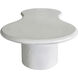 Stella 59.75 X 32.5 inch Plaster White Coffee Table