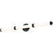 Kagen LED 37.58 inch Matte Black Bath Vanity Light Wall Light