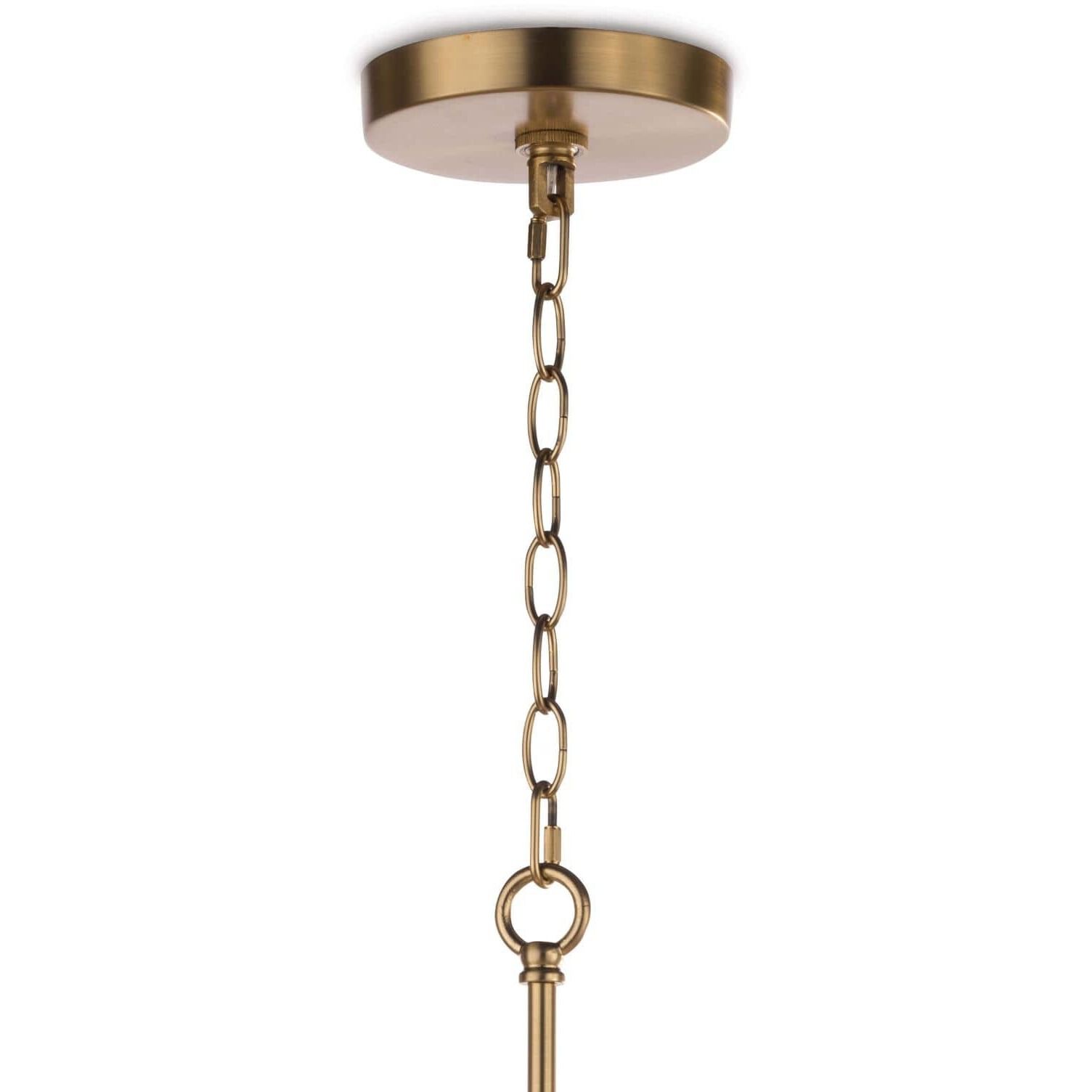 Charlotte 6 Light 12 inch Natural Brass Pendant Ceiling Light