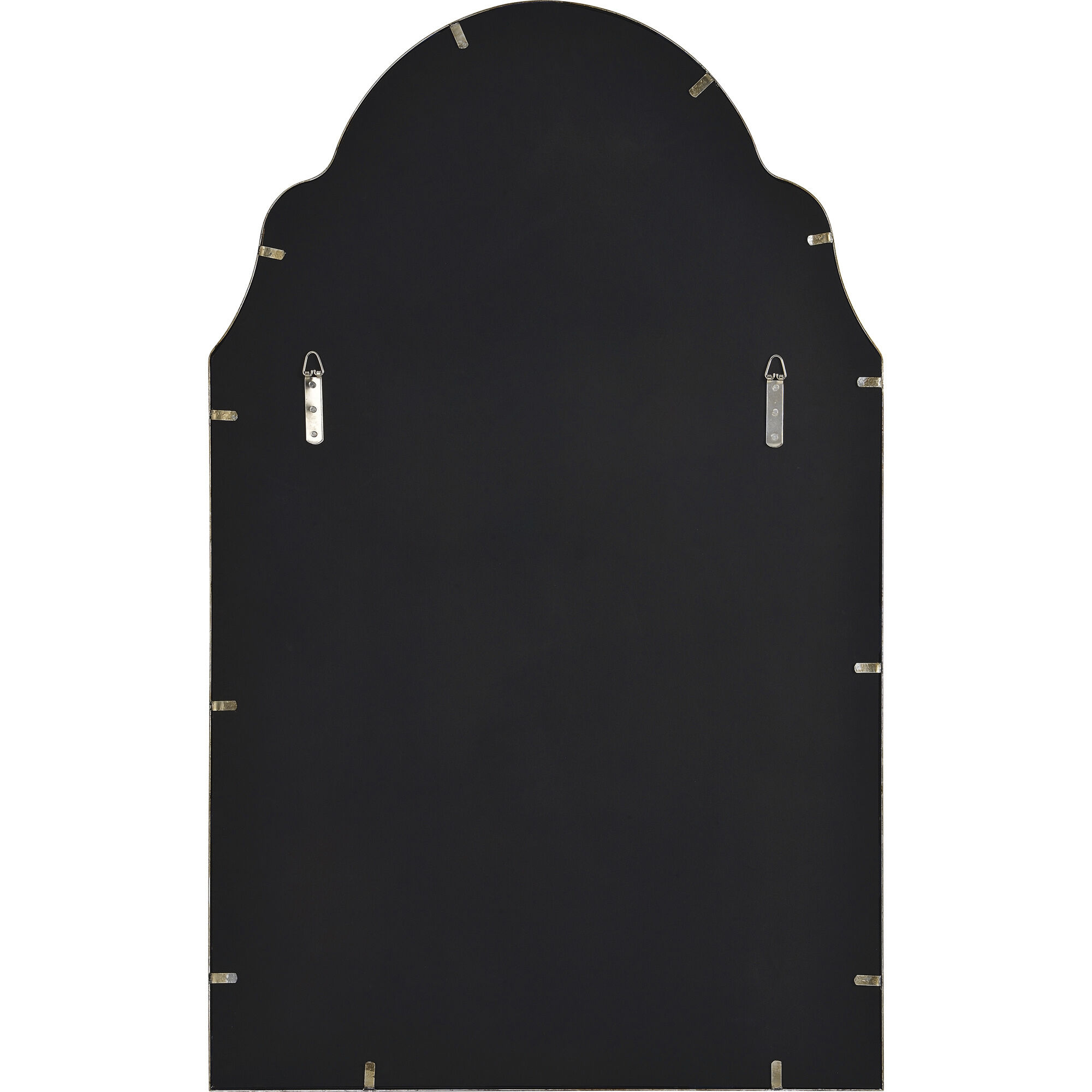 Natasha 42 X 26 inch Antique Silver Leaf Wall Mirror