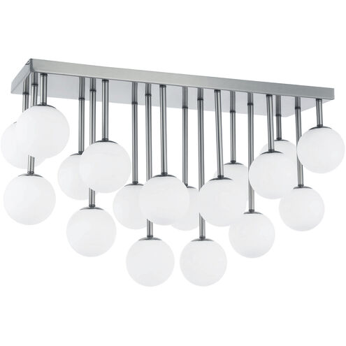 Megallan 18 Light 27.5 inch Polished Chrome Flush Mount Ceiling Light