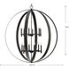 Allegheny 12 Light 42.87 inch Matte Black Chandelier Ceiling Light, Design Series