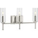 Elara 3 Light 22 inch Brushed Nickel Bath Vanity Wall Light