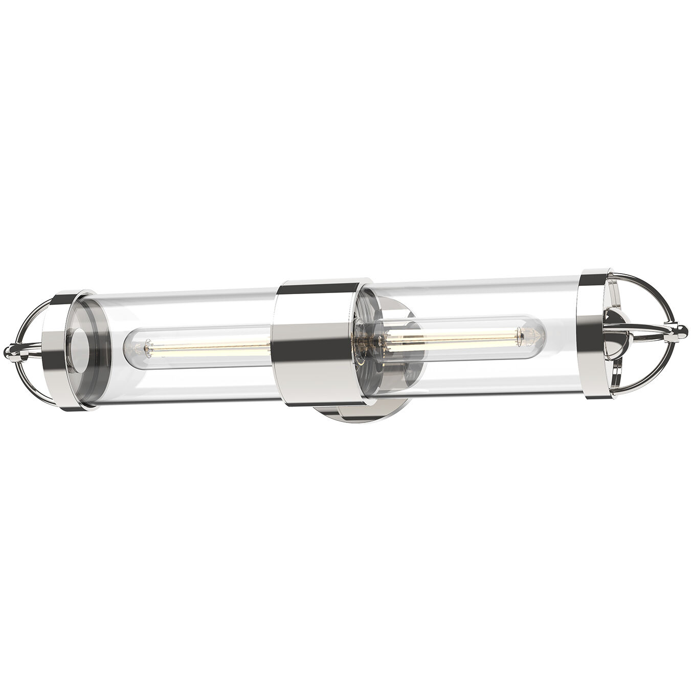 Lancaster 2 Light 18.11 inch Polished Nickel Vanity Light Wall Light