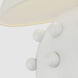 Kelly Wearstler Linden 23 inch 15.00 watt Plaster White Orb Table Lamp Portable Light, Medium