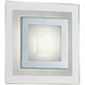 Pyramid 1 Light 8 inch Chrome Wall Sconce Wall Light