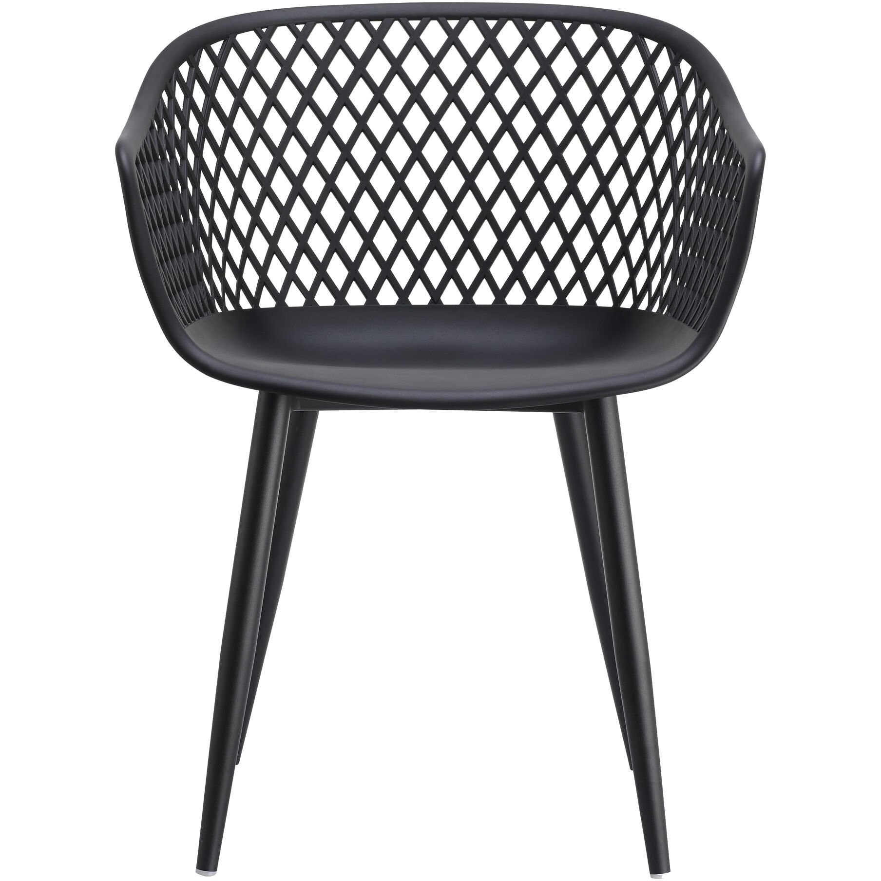 Piazza Black Outdoor Chair, Set of 2