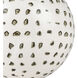 Stassi White with Black Orbs