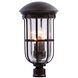 Emerson 3 Light 21 inch Burnished Bronze Outdoor Post Mount