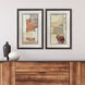 Spontaneous Living Beige and Rust and Orange and Green Framed Art, Propac