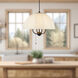 Alora Mood Crosby Pendant Ceiling Light in Matte Black