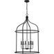 Brookstone 6 Light 26 inch Matte Black Pendant Ceiling Light