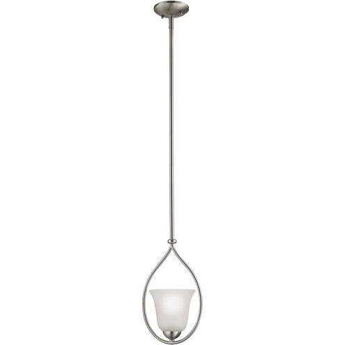 Conway 1 Light 8 inch Brushed Nickel Mini Pendant Ceiling Light in Incandescent